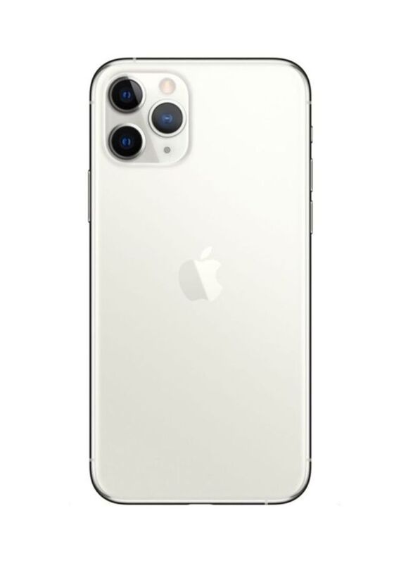 Apple iPhone 11 Pro Max 512GB Silver, With FaceTime, 4GB RAM, 4G LTE, Single Sim Smartphone, International Version
