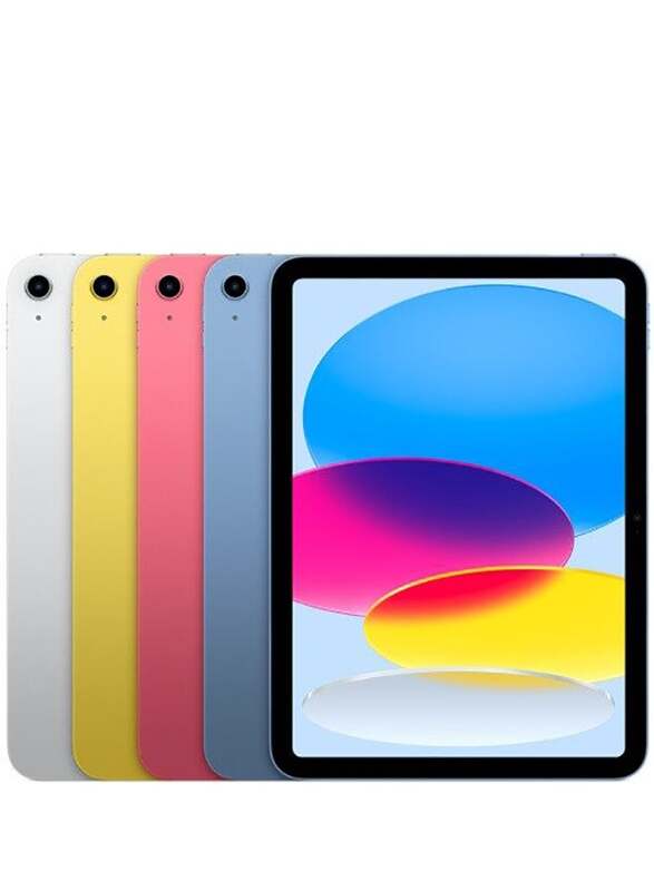 Apple iPad 2022 256GB Silver 10.9-Inch Tablet, 4GB RAM, 5G, International Version