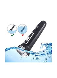 Kemei USB Rechargeable Trimmer, KM6559, Black/Silver