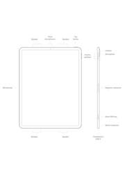 Apple iPad Pro 2022 128GB Silver 12.9-inch Tablet, 8GB RAM, 5G, International Version