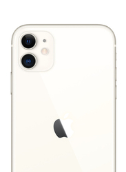 Apple Renewed iPhone 11 128GB White, With FaceTime, 4GB RAM, 4G LTE Dual Sim Smartphone