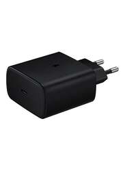 Samsung 45W Super Fast Charging Travel Adapter with USB Type-C To USB Type-C Cable, Black