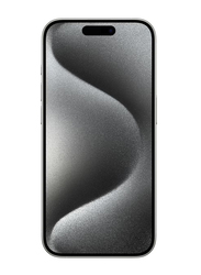 Apple iPhone 15 Pro 512GB White Titanium, With FaceTime, 8GB RAM, 5G, Single SIM Smartphone, Middle East Version