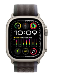 Apple Watch Ultra 2 49mm Smartwatch, GPS + Cellular, Titanium Case with Small/Medium Blue/Black Trail Loop