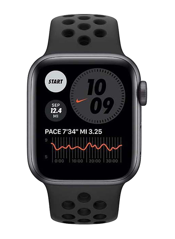 Apple Watch Nike SE - 40mm Smartwatch, GPS, Space Gray Aluminium Case with Black Sport Band