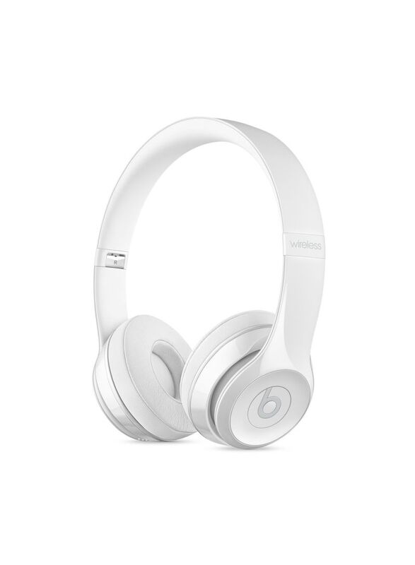 Beats Solo 3 Wireless On-Ear Headphones, Gloss White