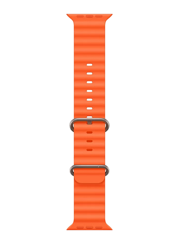 Apple Watch Ultra 2 49mm Smartwatch, GPS + Cellular, Titanium Case with Orange Ocean Band