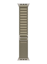 Apple Watch Ultra 2 49mm Smartwatch, GPS + Cellular, Titanium Case with Small Olive Alpine Loop