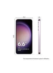 Samsung Galaxy S23+ 512GB Lavender, 8GB RAM, 5G, Dual Sim Smartphone, Middle East Version