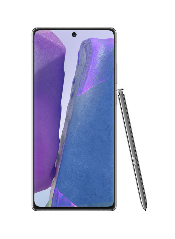 Samsung Galaxy Note20 256GB Mystic Grey, 8GB RAM, 5G, Dual Sim Smartphone, UAE Version
