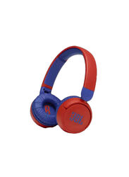 JBL Jr310Bt For Kids Wireless/Bluetooth On-Ear Headphones, Red
