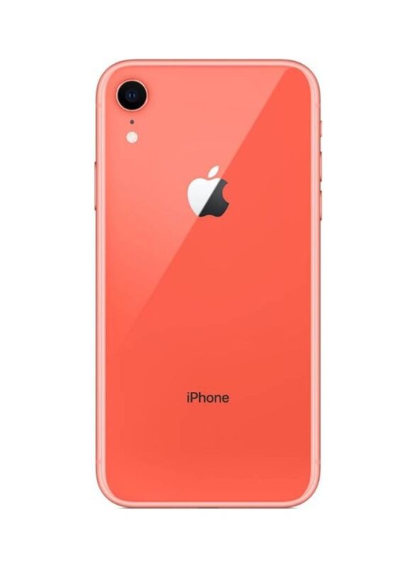 Apple iPhone XR 64GB Coral, With FaceTime, 3GB RAM, 4G LTE, Single Sim Smartphone