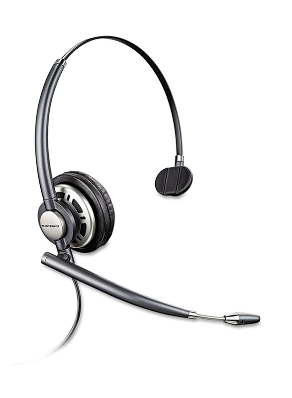 

Plantronics EncorePro HW710 On-Ear Wired Mono Headset, Black