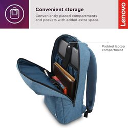 Lenovo B210 15.6 Inch Casual Backpack Laptop Bag, Blue