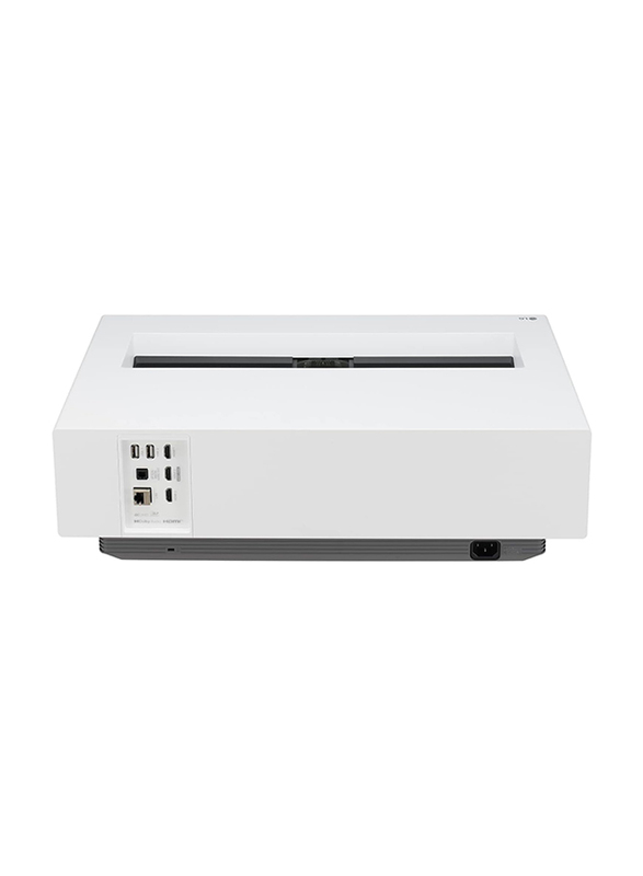 LG HU715QW CineBeam Laser Projector, 2500 Lumens, White