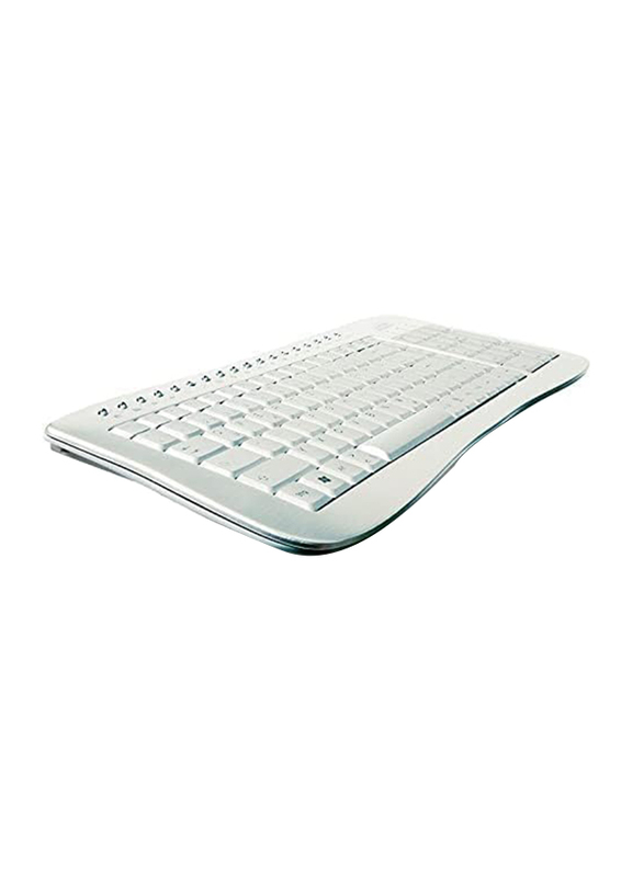 Speedlink Ultra Flat Metal English Keyboard, SL-6465-US, White