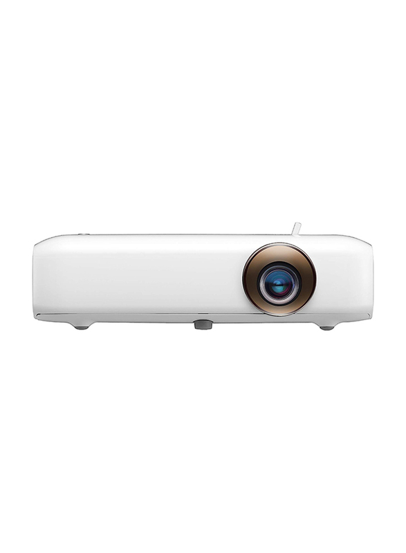 LG PH510P HD LED Portable CineBeam Projector, 550 Lumens, White