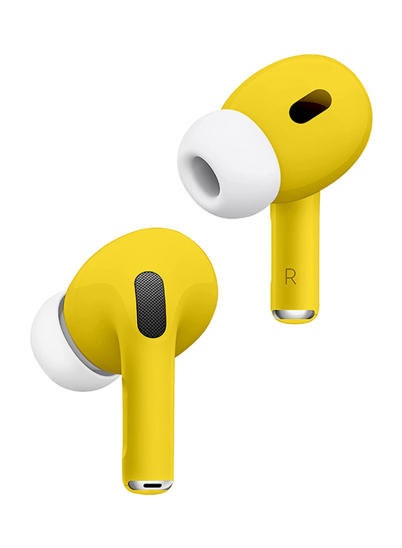 Craft Merlin Apple AirPods Pro Gen 2 Wireless In-Ear Noise Cancelling Earbuds, Pineapple Yellow