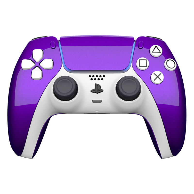 

MERLIN CRAFT CUSTOMIZED SONY DUAL SENSE GAMING CONTROLLER FOR PS5 & PS5 SLIM DIAMOND PURPLE NEW 2024 DESIGN