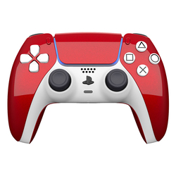 MERLIN CRAFT CUSTOMIZED SONY DUAL SENSE GAMING CONTROLLER FOR PS5 & PS5 SLIM DIAMOND RED NEW 2024 DESIGN