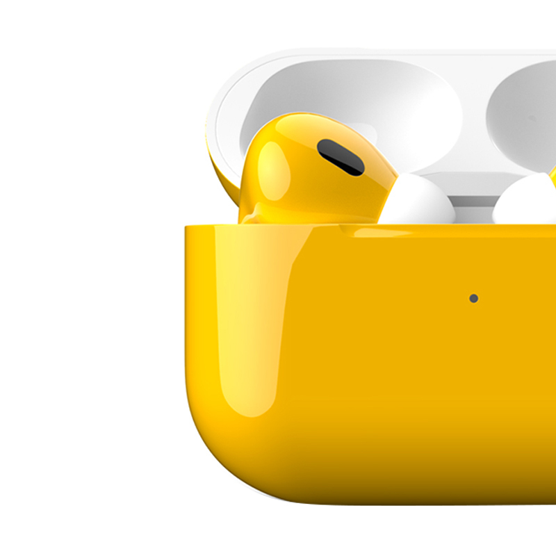 MERLIN CRAFT APPLE AIRPOD PRO GEN 2 TYPE C YELLOW GLOSSY