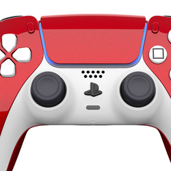 MERLIN CRAFT CUSTOMIZED SONY DUAL SENSE GAMING CONTROLLER FOR PS5 & PS5 SLIM DIAMOND RED NEW 2024 DESIGN