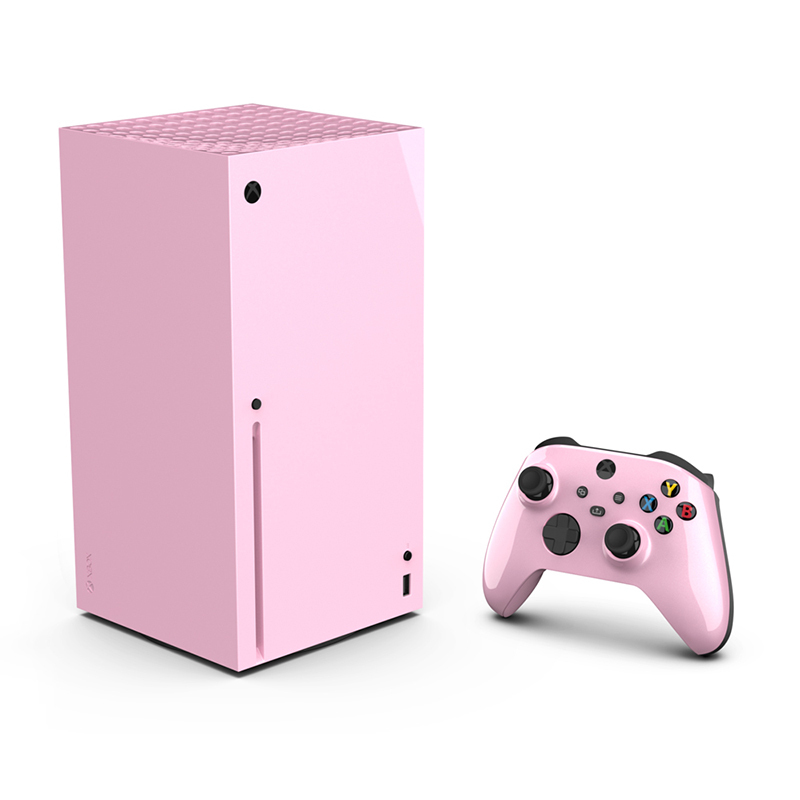 Merlin Craft Microsoft Xbox Series X Gaming Console, 1Tb Metallic Pink