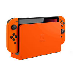 Merlin Craft Customized Nintendo Switch OLED Neon Orange