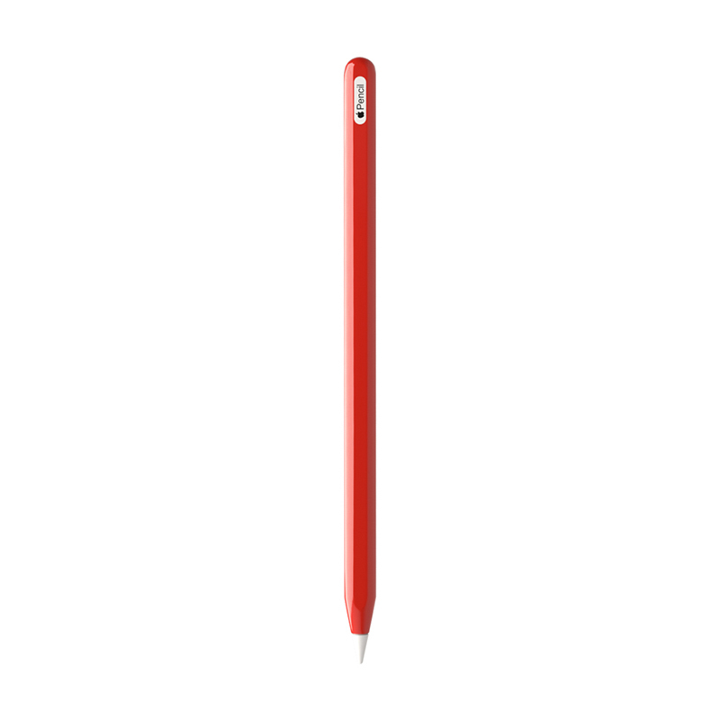 قلم رصاص ميرلين كرافت أبل 2 أحمر لامع