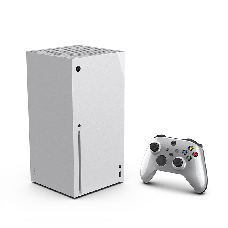 Merlin Craft Microsoft Xbox Series X Gaming Console, 1Tb Metallic Silver