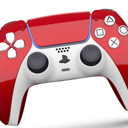 MERLIN CRAFT CUSTOMIZED SONY DUAL SENSE GAMING CONTROLLER FOR PS5 & PS5 SLIM DIAMOND RED NEW 2024 DESIGN