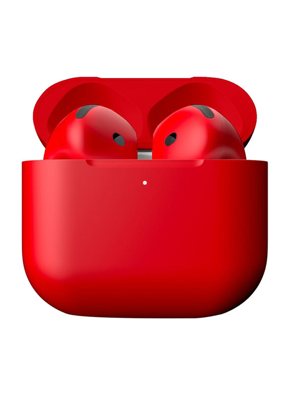 

Merlin Apple Airpods 4 ANC Wireless In-Ear Noise Cancelling Headphones, Red Bold