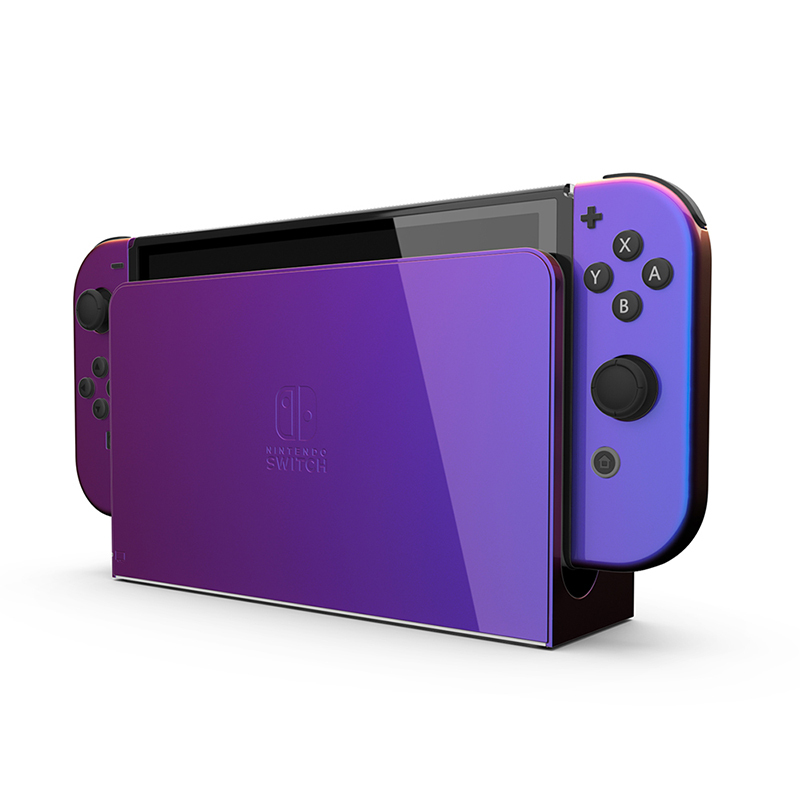 Merlin Craft Customized Nintendo Switch OLED Purple Haze