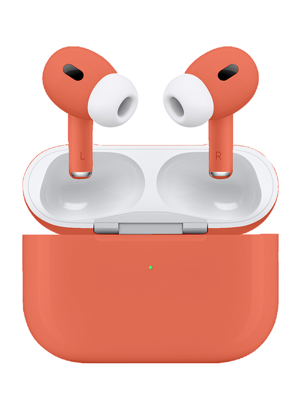 Craft Merlin Apple AirPods Pro Gen 2 Wireless In-Ear Noise Cancelling Earbuds, Tangerine