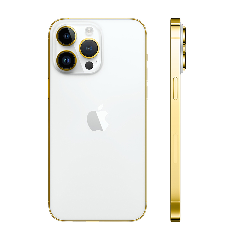 MERLIN CRAFT IPHONE 15 PRO MAX 512GB EDGE OF GOLD WHITE TITANIUM