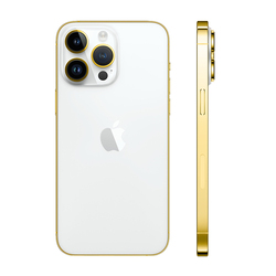 MERLIN CRAFT IPHONE 15 PRO MAX 1TB EDGE OF GOLD WHITE TITANIUM