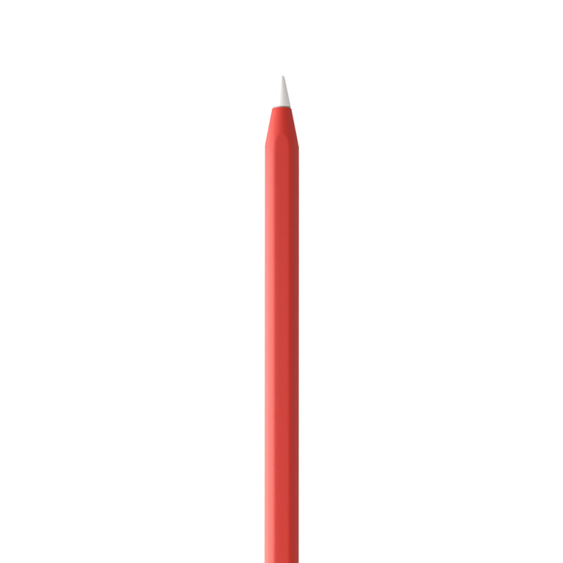 ميرلين كرافت قلم رصاص أبل 2 أحمر مطفي