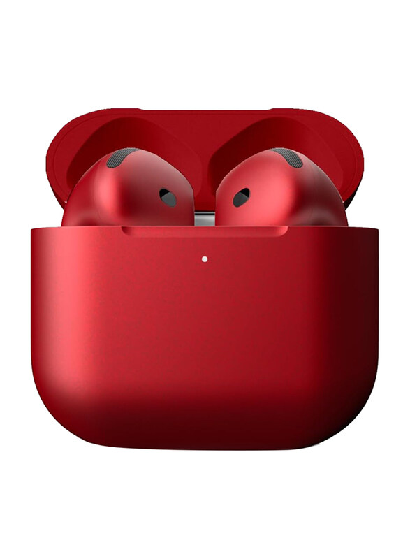 

Merlin Apple Airpods 4 ANC Wireless In-Ear Noise Cancelling Headphones, Red Bold