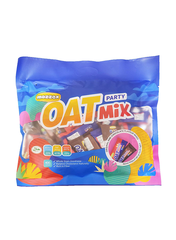 Mazzex Oat Choco Party Mix Snack Bars, 400g