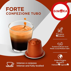 Gimoka Forte Aluminium Coffee Capsules, 10 Capsules