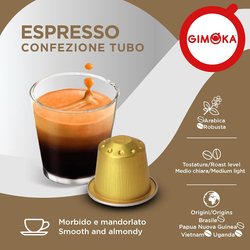 Gimoka Espresso Aluminium Coffee Capsules, 10 Capsules