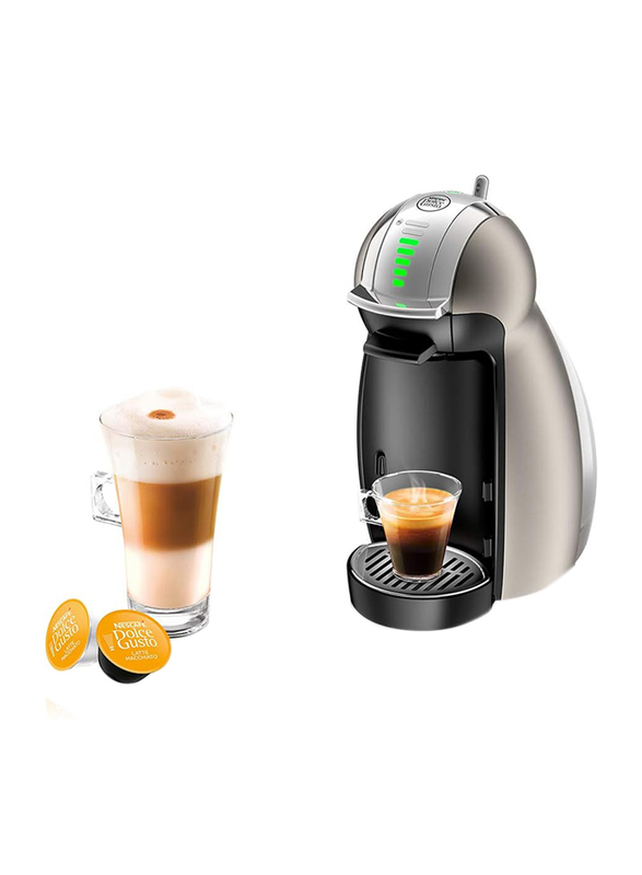 Nescafe Dolce Gusto 1L Coffee Machine, 1500W, EDG465.T, Titanium