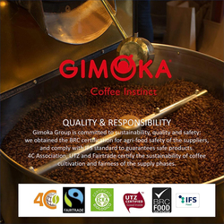 Gimoka Gran Bar Whole Roasted Coffee Beans, 1 Kg