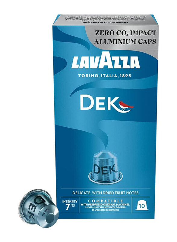 

Lavazza Dek Aluminium Coffee Capsules, 10 Capsules