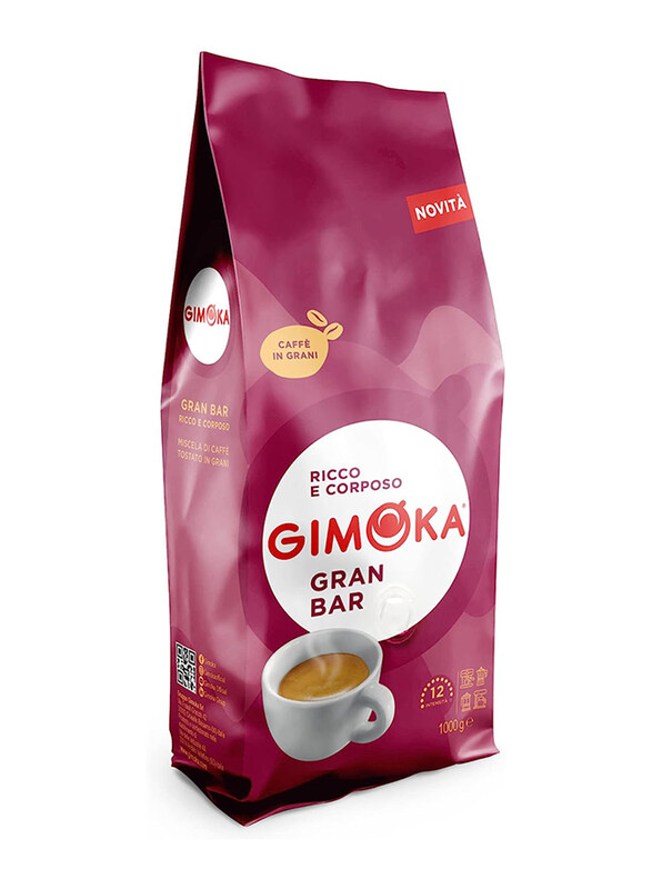 

Gimoka Gran Bar Whole Roasted Coffee Beans, 1 Kg