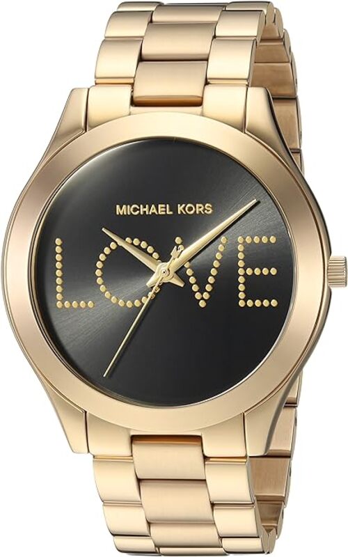 Michael Kors Women's Slim Runway Gold Watch MK3803