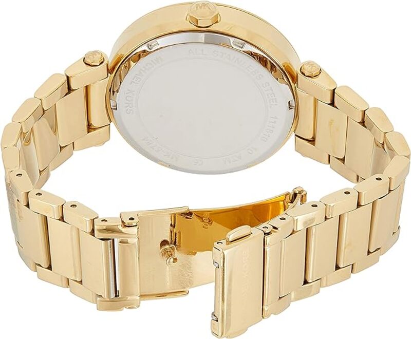 Michael Kors Goldtone Parker Watch with MK Logo On Dial,MK5784