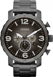 Fossil Men's Nate Stainless Steel Quartz Chronograph Watch,JR1437