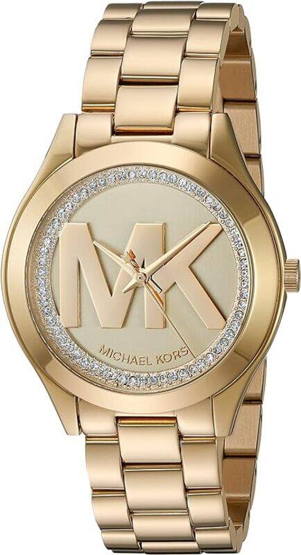 

Michael Kors Women's Mini Slim Runway Gold Watch MK3477