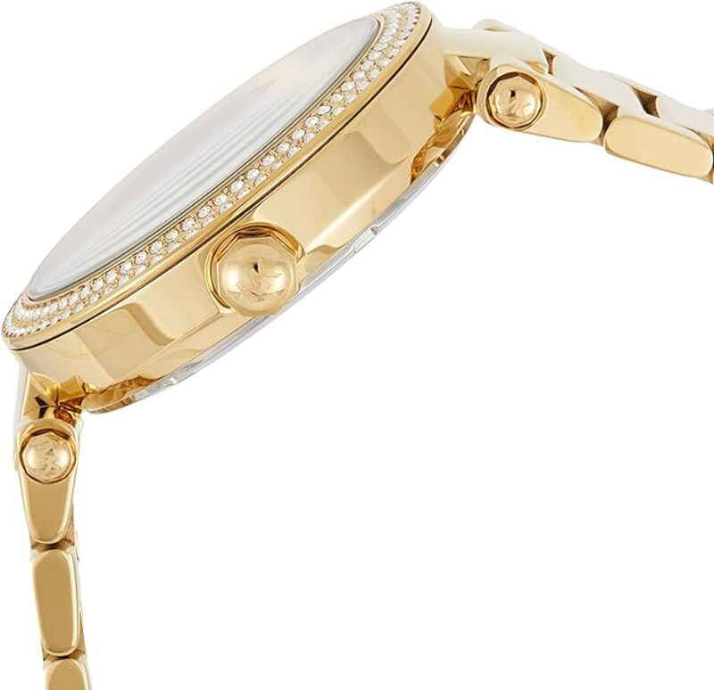 Michael Kors Goldtone Parker Watch with MK Logo On Dial,MK5784